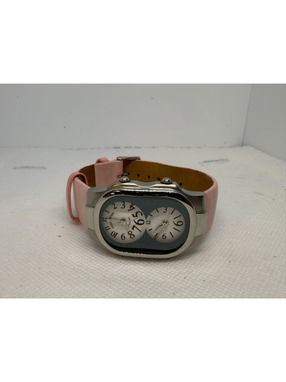Philip Stein Teslar Women Dual Dial White Roman Pink Leather Bracelet Watch - Picture 9 of 13